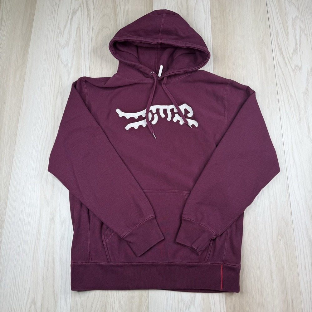Sunday Red Pullover Golf Hoodie Maroon Embroidered Logo Tiger Woods Mens Large